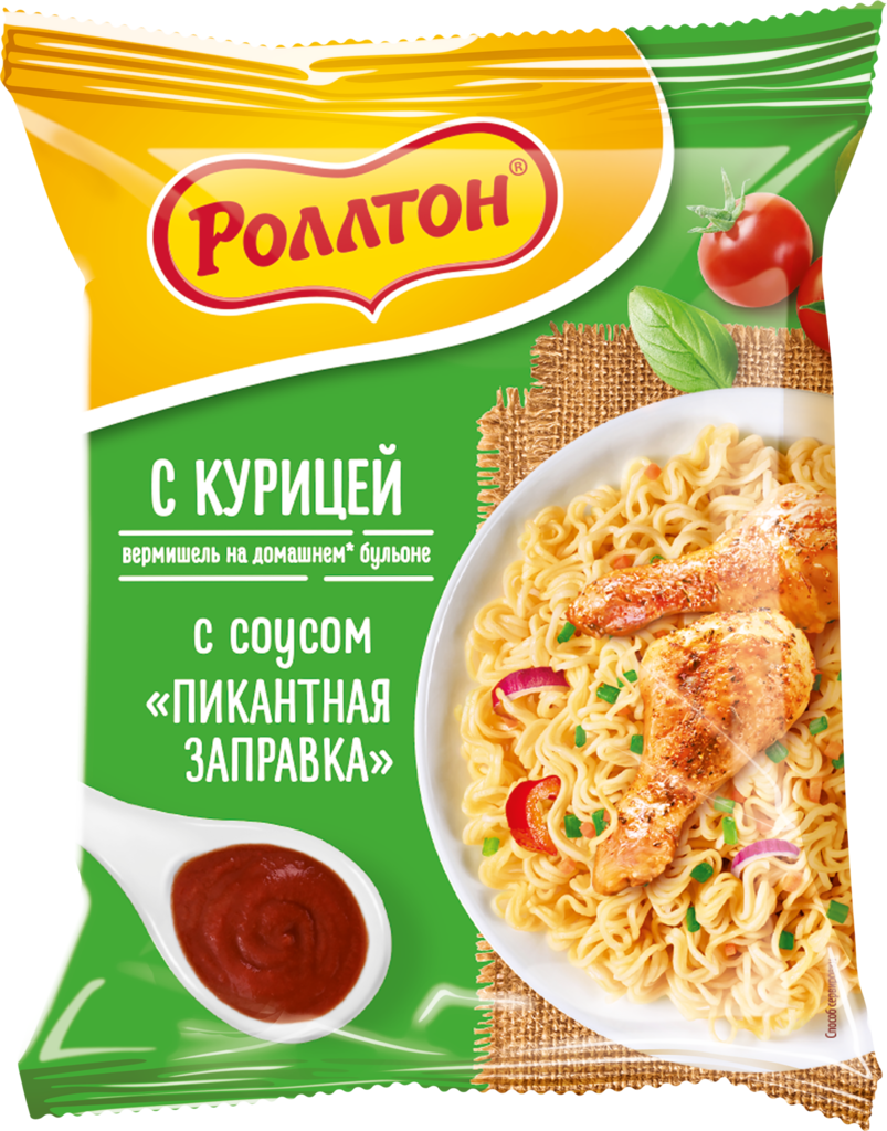 Лапша Б/п Роллтон со вкусом курицы